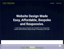 Tablet Screenshot of cgcdesign.co.uk